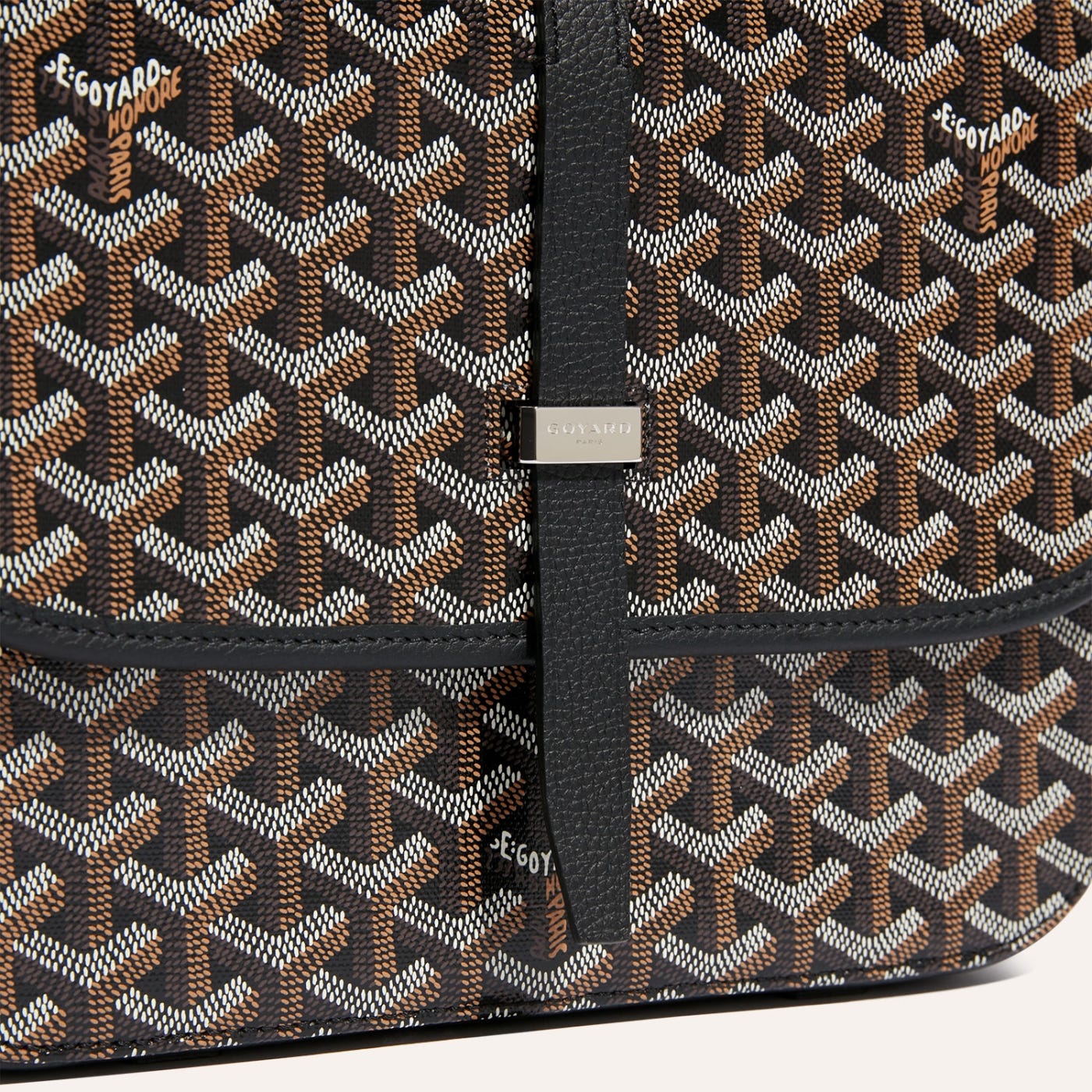 Goyard Belvedere MM Bag Black - Image 4